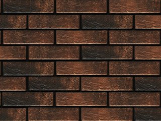 Фасадная термопанель рядовая АЛЯСКА 32. Loft brick cardamon, 60 мм