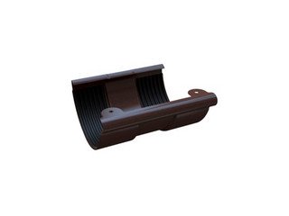 Соединитель желоба сталь Braas (т-коричневый, графит)