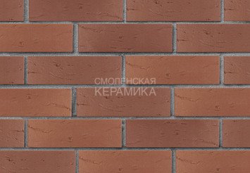 Кирпич лицевой керамический ЛСР Коричневый рустик, 1НФ 3