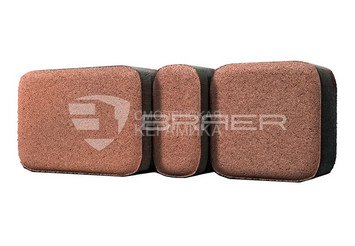 Тротуарная плитка BRAER Классико, Винный 4