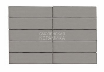 Кирпич лицевой керамический ЖКЗ Серый Гладкий 1НФ 4