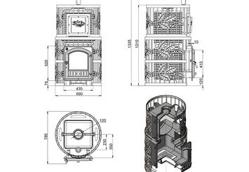 Печь для бани Эверест 