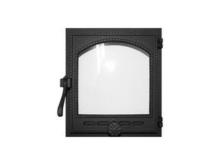 Дверца каминная FIRE WAY (330х370) 290х325 со стеклом К404