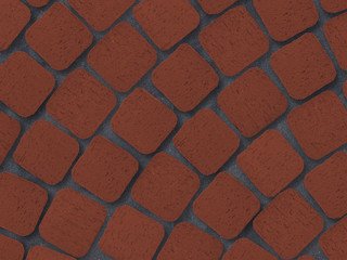 Клинкер тротуарный ЛСР «ЭДИНБУРГ» квадро R (под распил) темно-красный