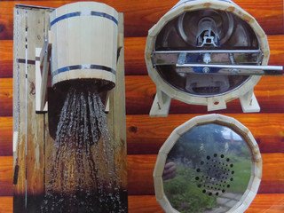 Обливное устройство Дождь с клапаном 20л с нерж. вставкой ОУК-ДН-20