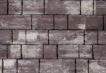 Тротуарная плитка STEINRUS Старый Город ColorMix Браун, 60 мм 1