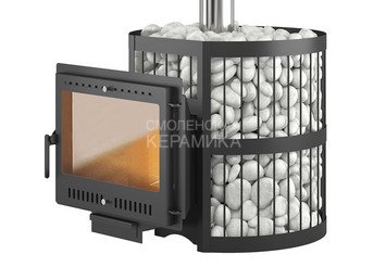 Чугунная печь для бани ЭТНА Стандарт 24 (Панорама) 