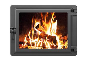 Дверка ЭТНА каминная Панорама (Правая) 1