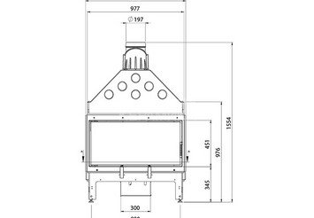 Каминная топка ASTON 