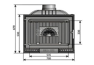 Каминная топка EVEREST Z14 4