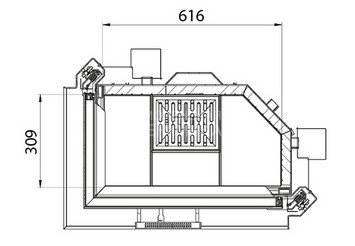 Каминная топка ASTON 