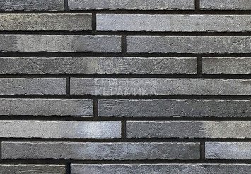 Плитка фасадная рядовая Westerwaelder URBAN LONG WK124 DUNKELGRAU 1
