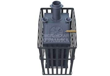 Печь чугунная для бани Технолит Гефест ЗК 30 Ураган 4