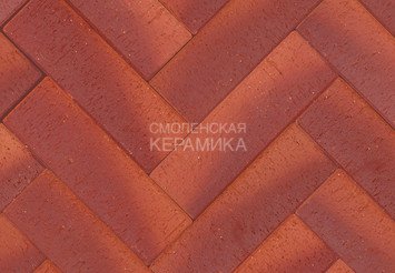 Клинкер тротуарный ЛСР ангобированный «МАНЧЕСТЕР» Бордо ЛОНГ 1