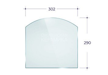 Дверка ВЕЗУВИЙ каминная 290 (Антрацит) 5