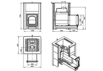 Банная печь Везувий Легенда 22 (270) Талькохлорит 5