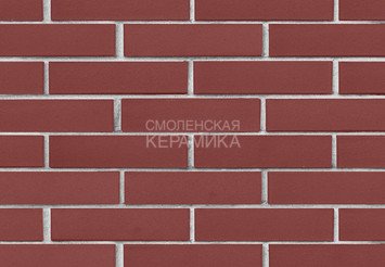 Кирпич лицевой керамический ЛСР Винный гладкий, 1НФ 2
