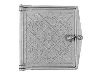 Дверца топочная ДТ-4, (291х296х67) 250х280х36 глухая, "Варвара" RLK 9217 (Рубцовск)