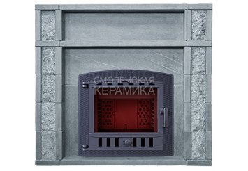 Портал для банной печи из камня Талькохлорит Premium 2