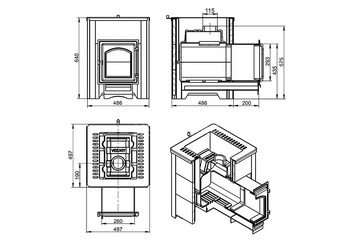 Банная печь Везувий Легенда 16 (270) Талькохлорит 5