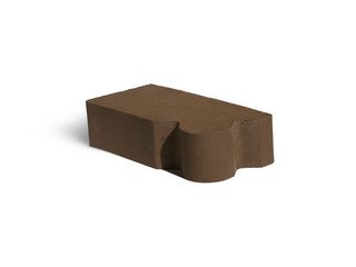 Кирпич печной фигурный LODE Brunis F 20, коричневый