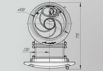 Печь банная 