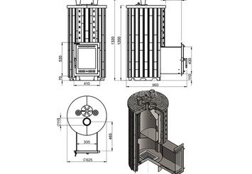 Печь для бани Эверест 