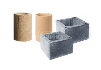 Дополнит комплект для дымохода Керастиль h=0,33м, Ø180 1