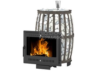 Печь ВЕЗУВИЙ Легенда Русский пар Ковка 18 Панорама 