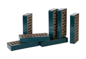 Кирпич ригельный керамический RECKE GLANZ 5-28-00-0-00 LONG 0.8 NF 8
