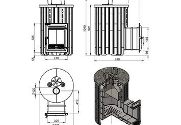 Печь для бани Эверест 