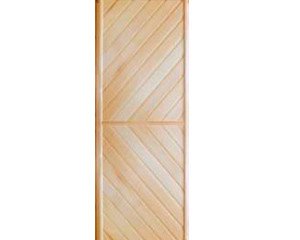 Дверь банная (осина) 1,9*0,7 глухая МС 1/9 (Вас)