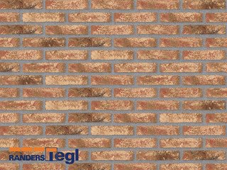 Кирпич печной ручной формовки Randers Tegl RT 452 bunt gotik handformziegel