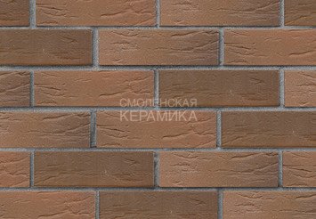 Кирпич лицевой керамический ЛСР Красный флэш ультра рустик 1НФ 4