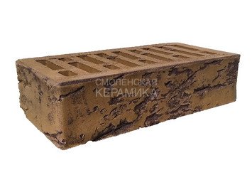 Кирпич облицовочный СТРОМА, 1НФ Кедр кора дуба инкруст. 2