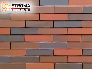 Кирпич облицовочный СТРОМА, 1НФ Flash Bordo гладкий