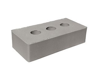 Кирпич лицевой керамический ЖКЗ Серый Гладкий 1НФ полнотелый