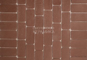 Клинкер тротуарный ЛСР «МЮНХЕН» классик R коричневый 2