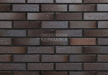 Кирпич керамический МАГМА Флеш Графит Сланец 1НФ 1