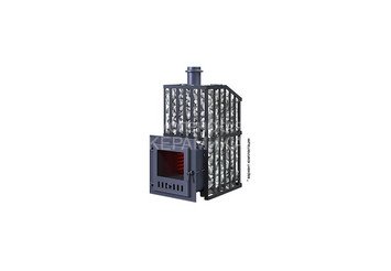 Печь банная чугунная Гефест Ураган GFS ЗК 25 (М) в сетке 2