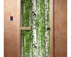 Дверь бан. DW (с фотопечатью) 1900*700 кор. ольха А084