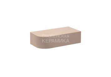 Кирпич печной полнотелый радиусный КС-Керамик, Камелот тёмный шоколад, R60 2