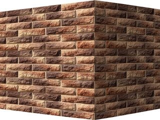 Декоративный камень 455-45 White Hills "Тилл" (Till), коричневый, угловой