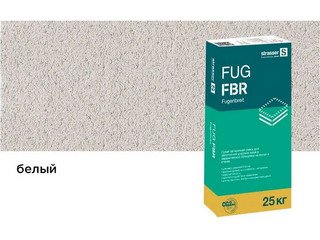 Сухая затирочная смесь STRASSER для широких швов (5-30мм), FUG FBR белый