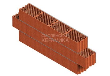Камень керамический крупноформатный Porotherm 25М 2