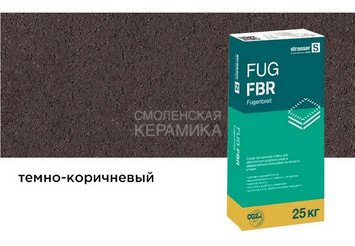 Сухая затирочная смесь STRASSER для широких швов (5-30мм), FUG FBR темно - коричневый 1