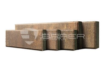 Тротуарная плитка BRAER Домино, Color Mix Сафари 3