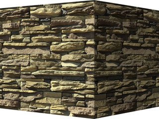 Декоративный камень 131-95 White Hills "Уорд Хилл" (Ward Hill), темно-зеленый, угловой, без шва