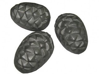 Камень чугунный овальный д/бан. печи "Кедровая шишка" КЧО-1 (68х98мм)