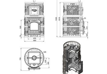 Печь для бани Эверест 
